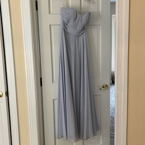 Watters and watters baby blue bridesmaid dress in size 4 - Bella Bridesmaids